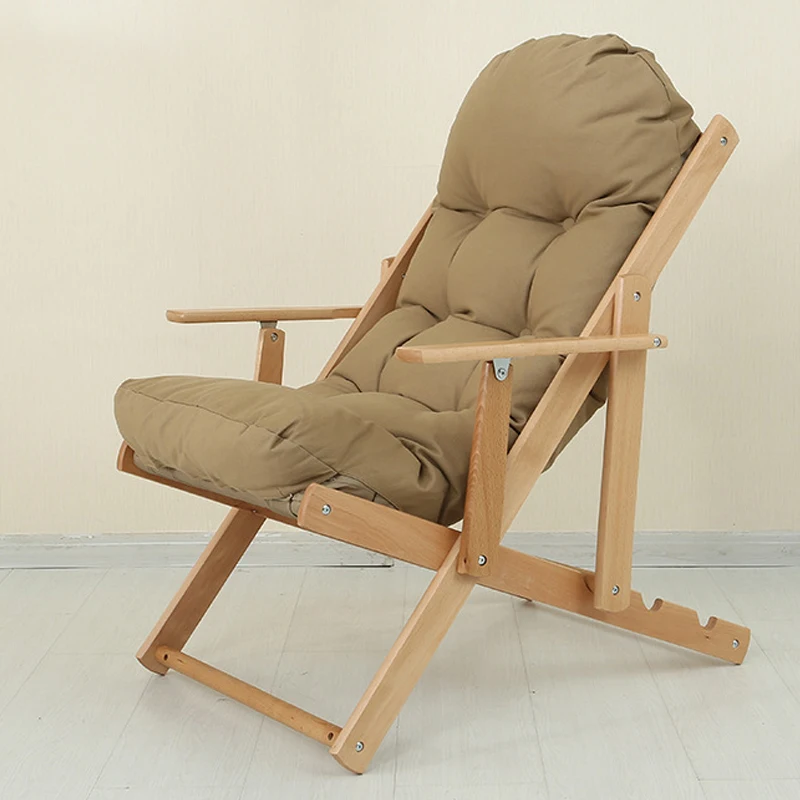 4 Colors Folding Nap Recliner Chair Sitting/Laying Siesta Deck Chair