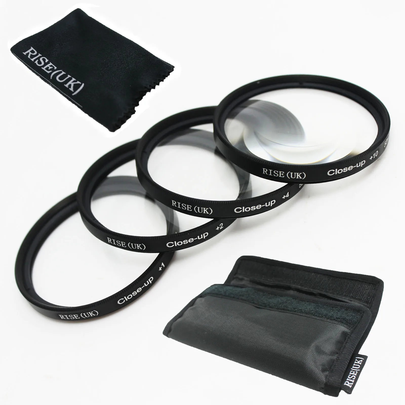 

100% GUARANTEE 43 MM 43 MM Close Up +1+2+4+10 Macro Lens SET Kit for Canon SONY NIKON ALL 43MM ELNS with FILTER BAG