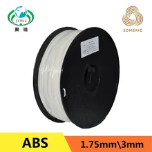 ABS Plastic 3D Printer 1kg 1.75MM Supplies Filament for RepRap White