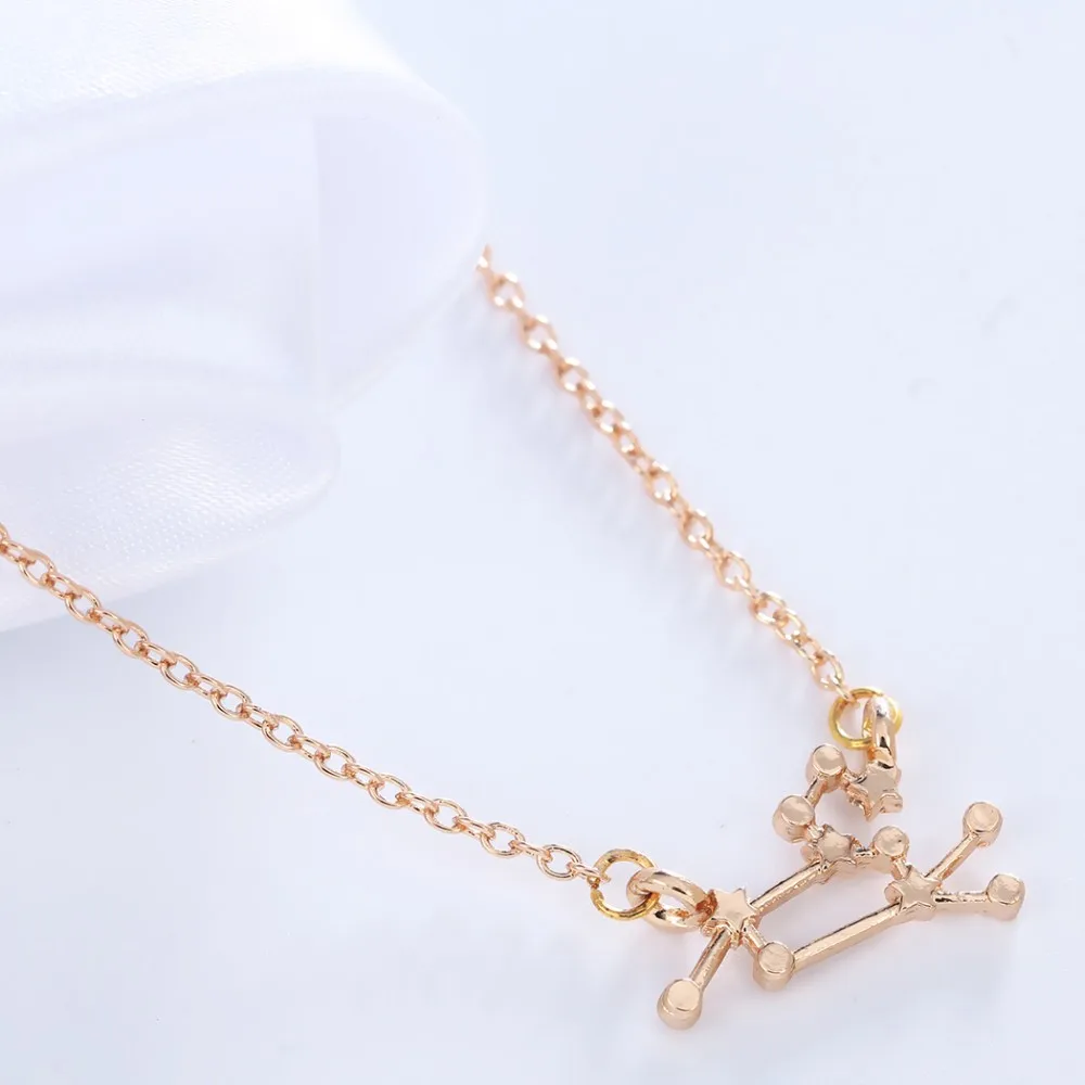 Ожерелье женское с созвездиями зодиака на свадьбу|birthday gift|zodiac signgifts for women |