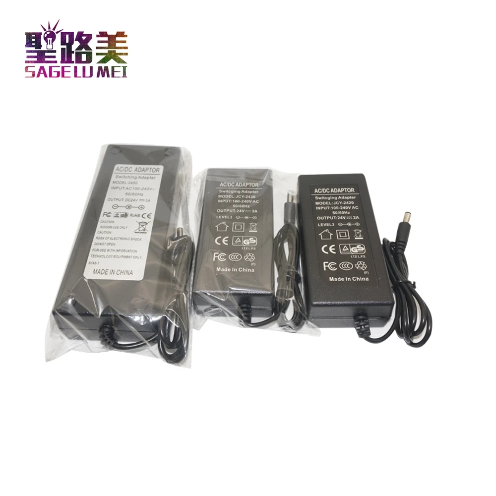 24V 3A Power Supply Adapter,100-240V AC To DC 24V 3A 72W Power Adapter 5.5mm X 2.1mm DC Output Jack 24V Volt AC Power