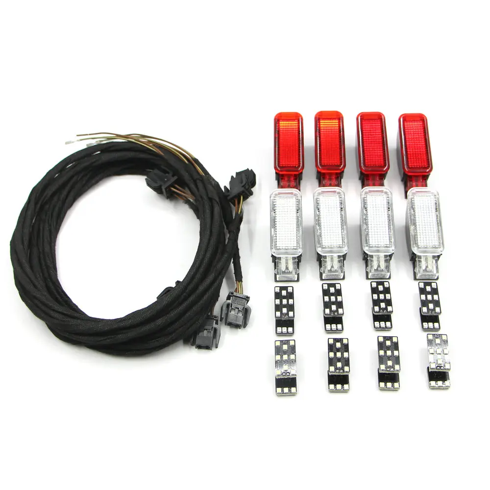 8 *PCS Pieces Set New Door Warning Lights lamp Apply to A3 A4 A5 A6 A7 A8 Q3 Q5 8KD 947 411