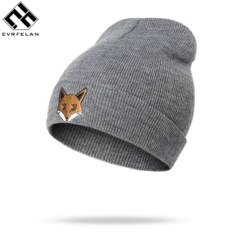 Buy Evrfelan Brand Fox Hat Women Knitted Winter