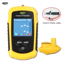 Lucky беспроводной FishFinder Sonar рыбалка приманка 120 м работать рыбы значок дисплей w/Sonar эхолот сигнализации RL49-0065 рыболокаторы