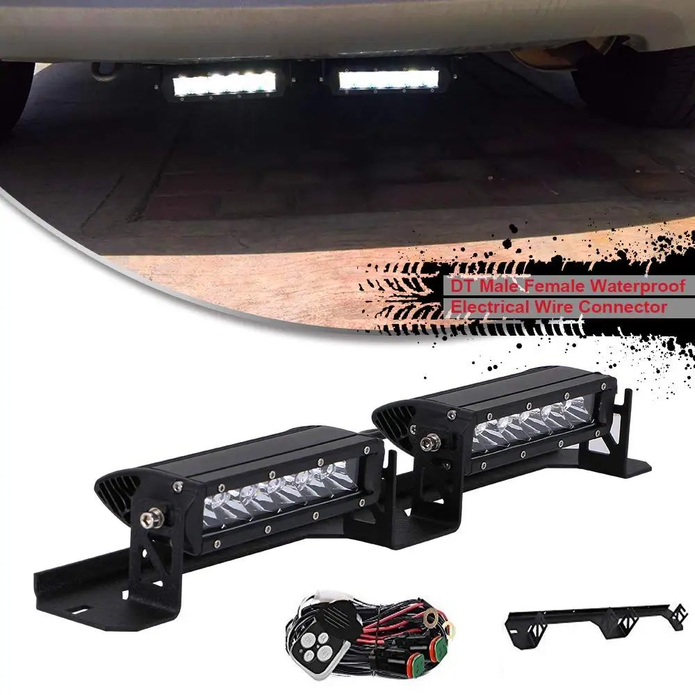 

7 Inch Single Row Led Light Bar Spot Beam Driving Work Fog Light Bar Corvette Pickup 4 wheeler motorcycle Polaris RZR truck