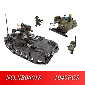 

STAR 06018 Genuine 1049PCS Military Series The Armoured Vehicle Set Building Blocks Bricks Educational Toys As Children Gifts