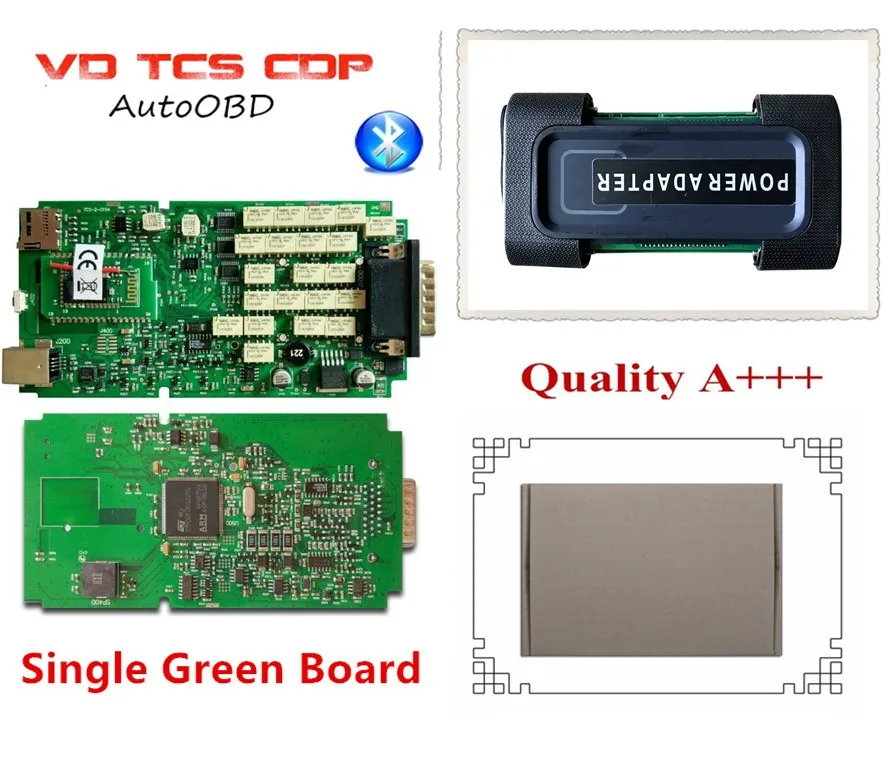 DHL качество A + VD TCS CDP Pro Plus Bluetooth одинарная зеленая печатная плата Автомобильный