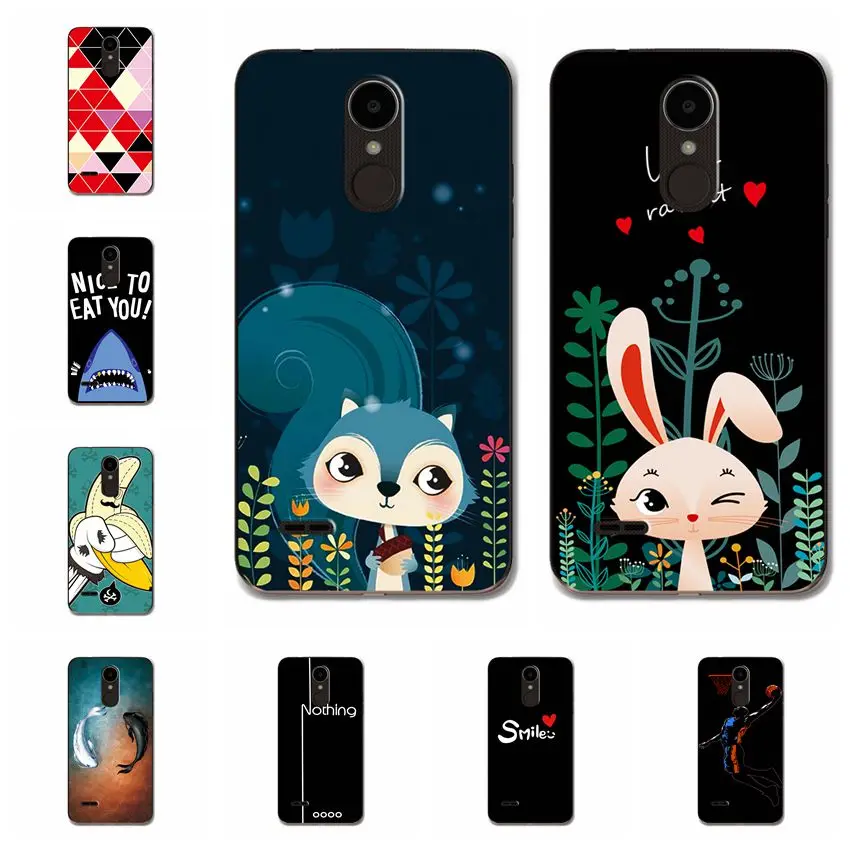 

Coque For LG K4 2017 X230 Cases Cover Bunny Animal Soft TPU Phone Case Fundas For LGK4 2017 X 230 Back Cover Capa 5.0"