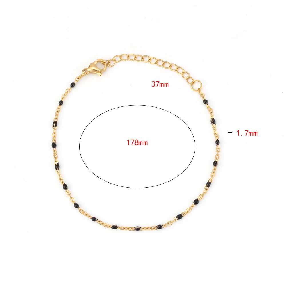 Женские браслеты с бусинами регулируемые летние из нержавеющей стали подарочные