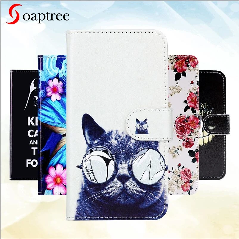 

Flip PU Leather Cases For Huawei P20 Lite P30 Case Painted Wallet Cover For Huawei Mate 20 Pro Mate20 P20Lite Nova 3E Case