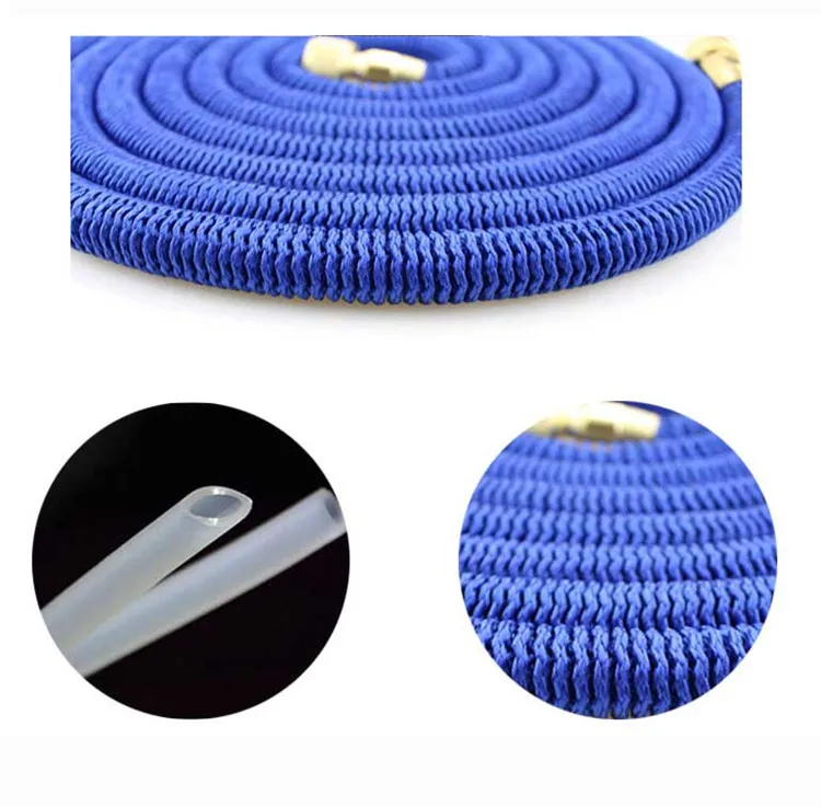 Best selling Garden Hose flexible Hose Garden Watering Pipe Double Latex High Pressure Car Wash Hose Gardens Supplies irrigation 15