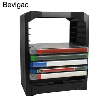 

Bevigac 10 Games Disks Discs Storage Tower Holder Organizer Rack Tower For Playstation PS4 Slim Pro PS3 PS2 XBOX ONE S X 360