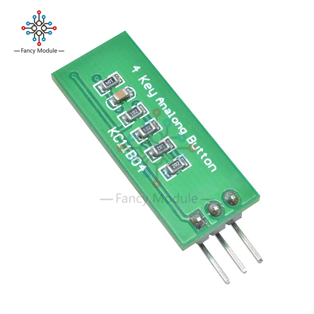 KC11B04 AD плата клавиатуры 4 клавиши аналоговые кнопки модуль ADC порт для Arduino Mini Nano UNO