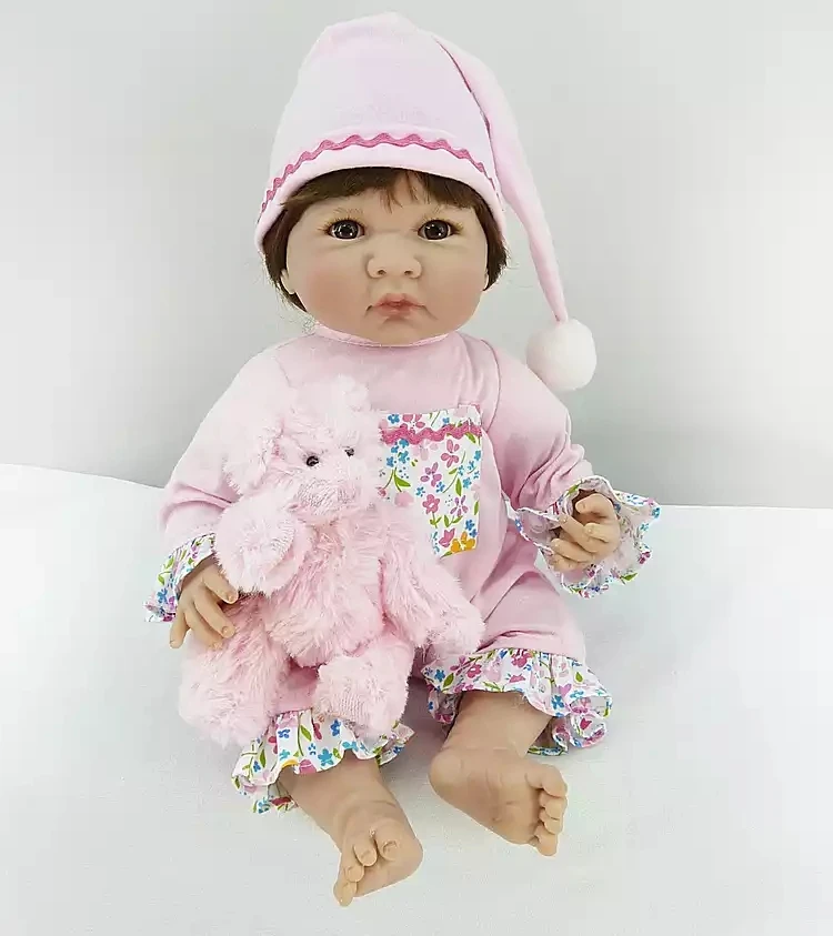 

14" Reborn bebe doll soft vinyl silicone reborn baby dolls toys for children gift adorable brand dolls for kids gift