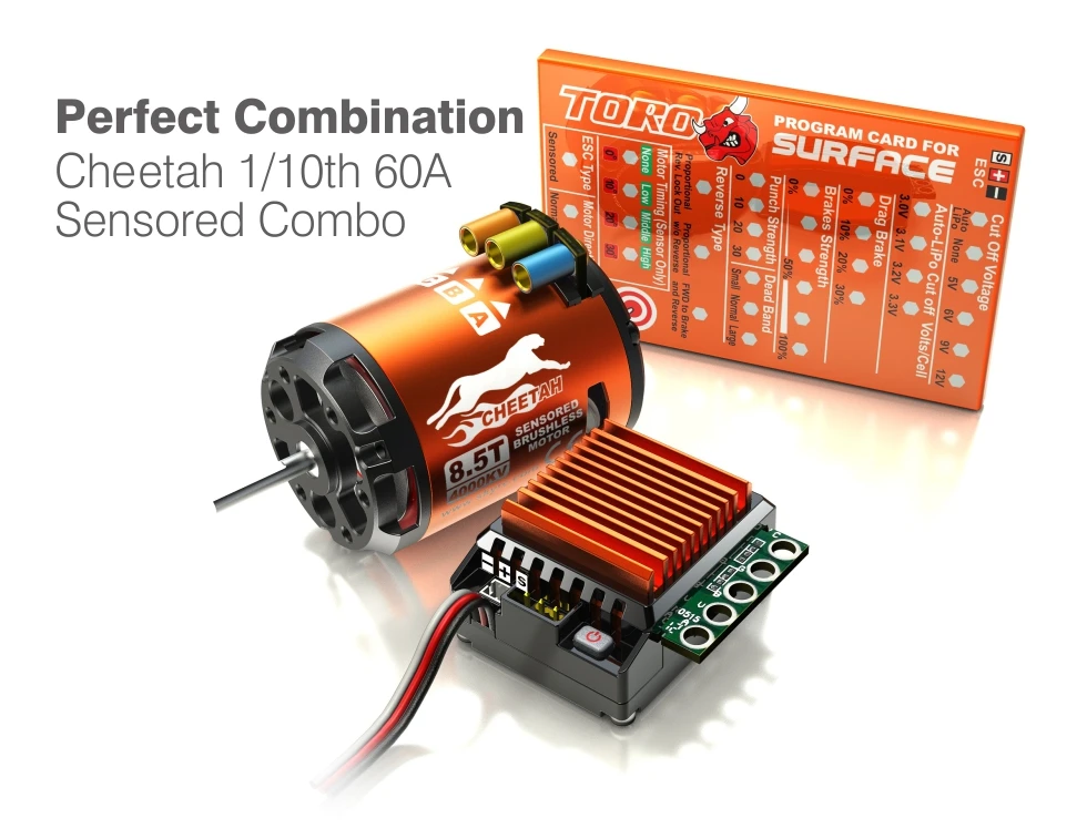 SKYRC сенсорный 1/10 кв КВ бесщеточный мотор с esc 60a combo cheetah toro Программа card 1 10 грузовик
