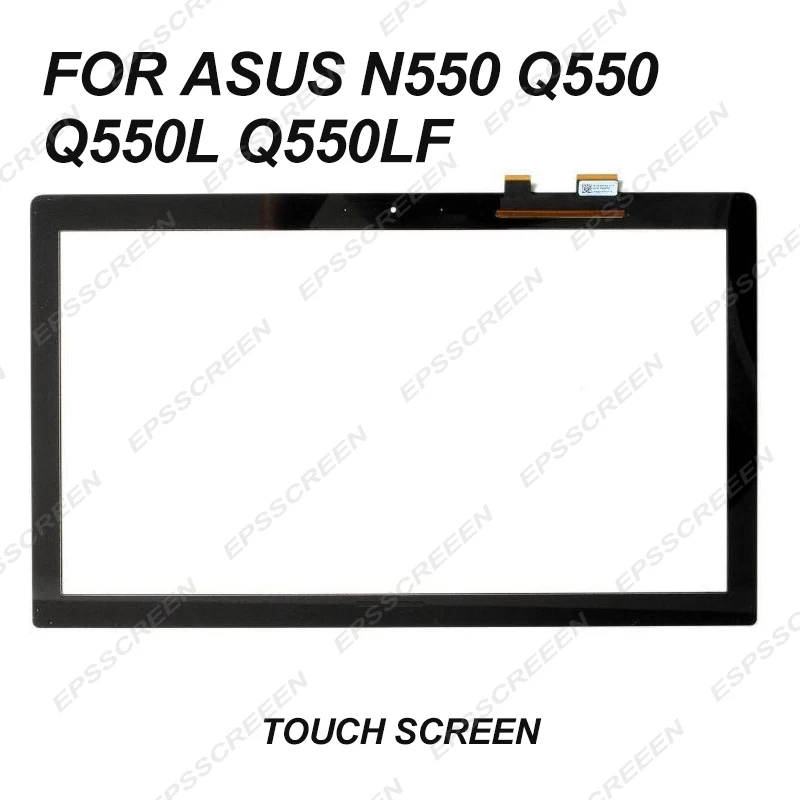Новый для ASUS N550 Q550 Q550L Q550LF 15,6 "сенсорный экран дигитайзер панель Стекло Объектив Замена дисплей ноутбука