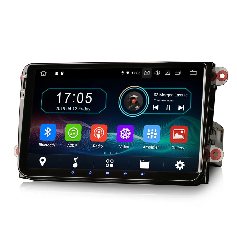 Excellent 9" Android 9.0 Pie OS Car Multimedia GPS Radio for Seat Toledo 2004-2015 Leon MK2 2004-2013 Altea 2004-2015 Altea XL 2007-2015 4