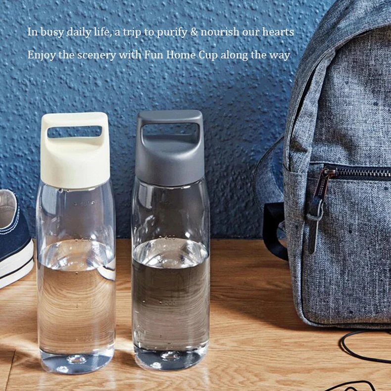 Xiaomi Mijia Fun home sport water bottles Tritan  Protein Shaker sport bottle Camping Hiking gourde en plastique sport travel mug (4)