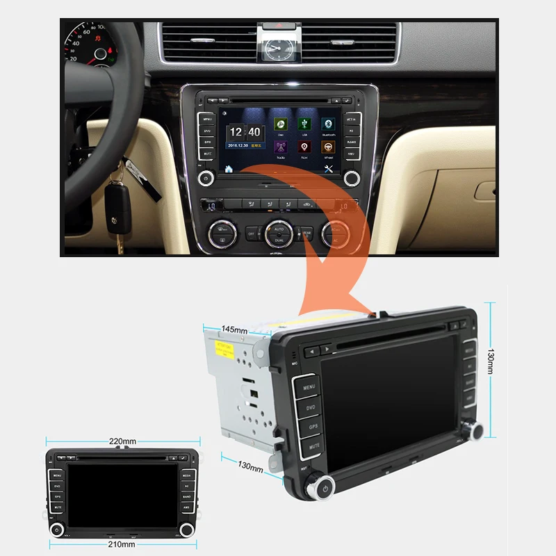 Sale Eunavi 2 Din Car DVD Radio 7