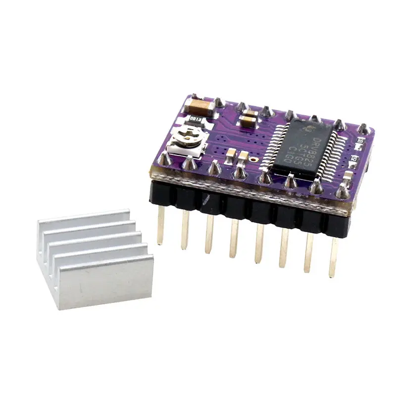 Glyduino 1 шт. 3D-принтеры Запчасти DRV8825 Драйвер шагового двигателя плате контроллера с бесплатной радиатор для Arduino