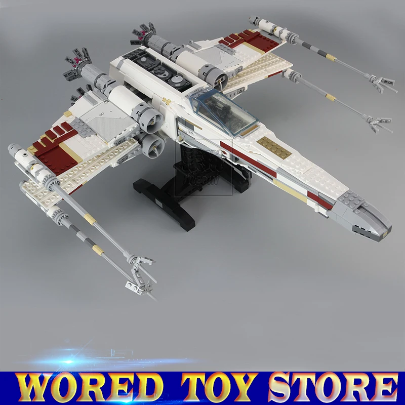 

LEPIN 05039 Star Cool Model Wars 1586Pcs Red Five X Starfighter wing Building Blocks Bricks toys Compatible legoed 10240 gift