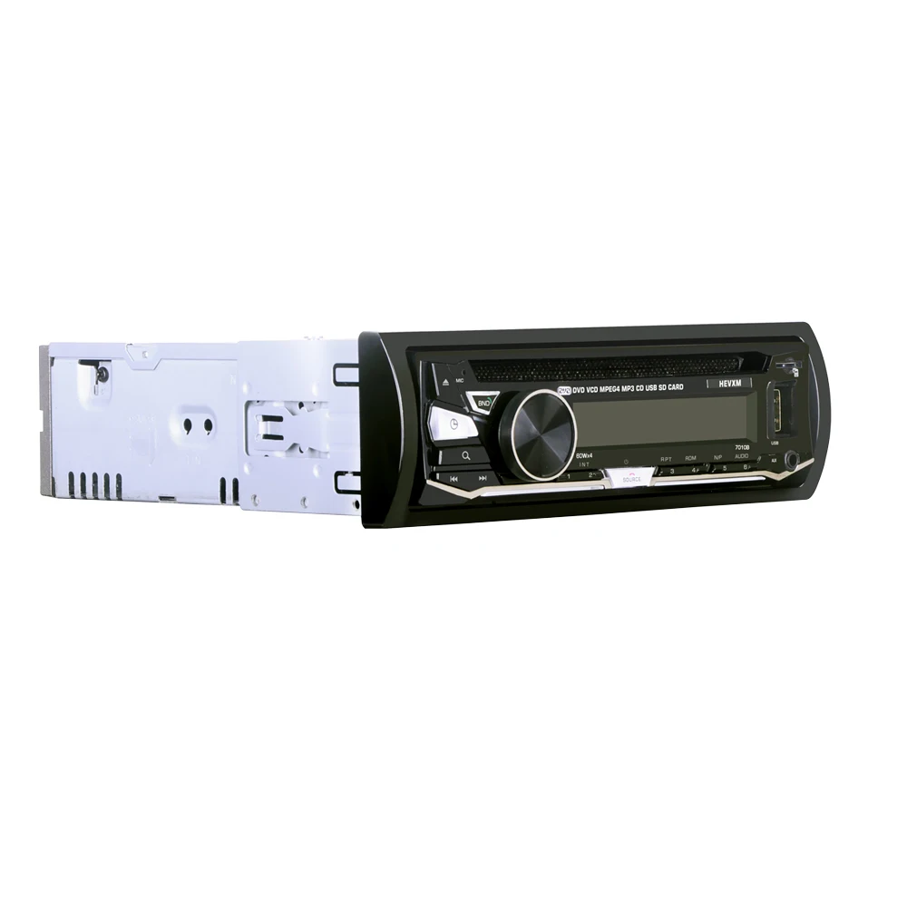 Perfect 2.5" Single 1 Din Car DVD Player Radio Stereo Panel Video Bluetooth Subwoofer AUX In CD MP5  DVD Player Audio 2