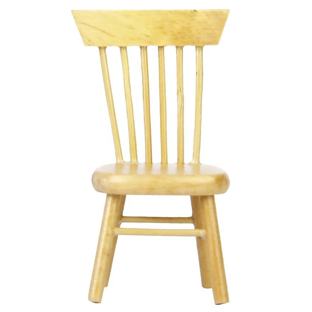 Cheap 1.7 x 1.4 x 3.1 inch 1/12 Dollhouse Miniature Dining Furniture Wooden Chair Wood Color Exquisite Collection for Dolls Cheap 1.7 x 1.4 x 3.1 inch 1/12 Dollhouse Miniature Dining Furniture Wooden Chair Wood Color Exquisite Collection for Dolls
