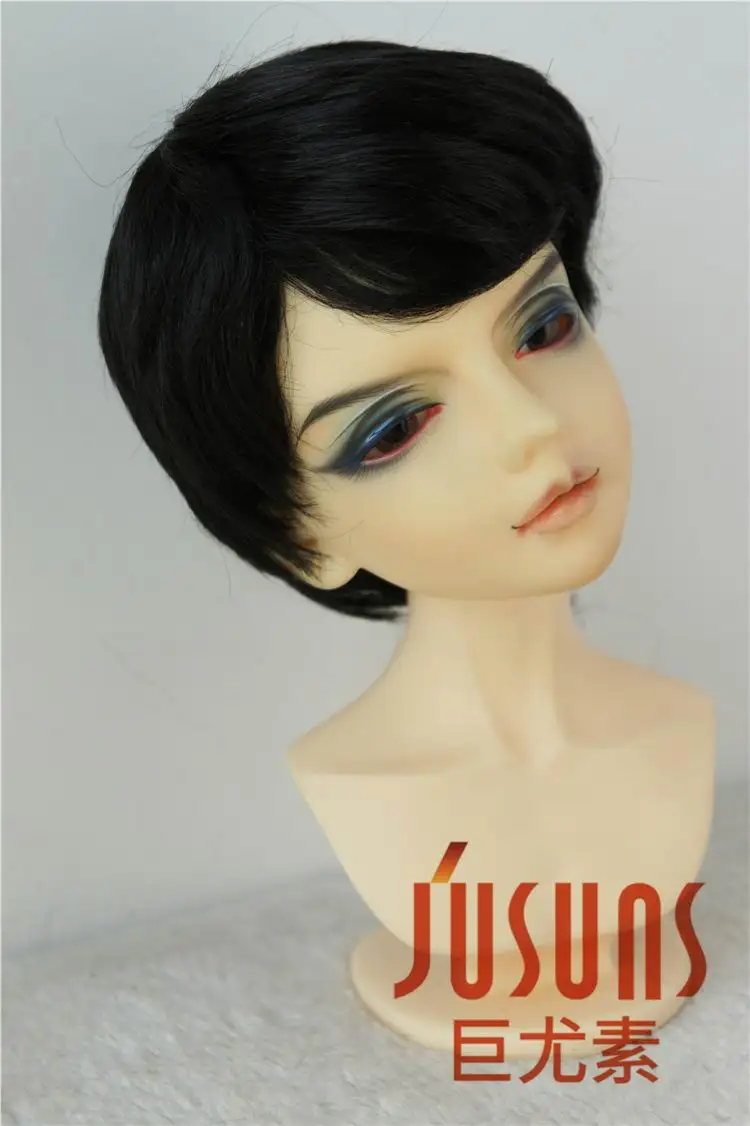JD192 1/3 модный короткий синтетический мохеровый парик SD BJD кукла парик природа мальчишеский 8-9 дюймов аксессуары для кукол