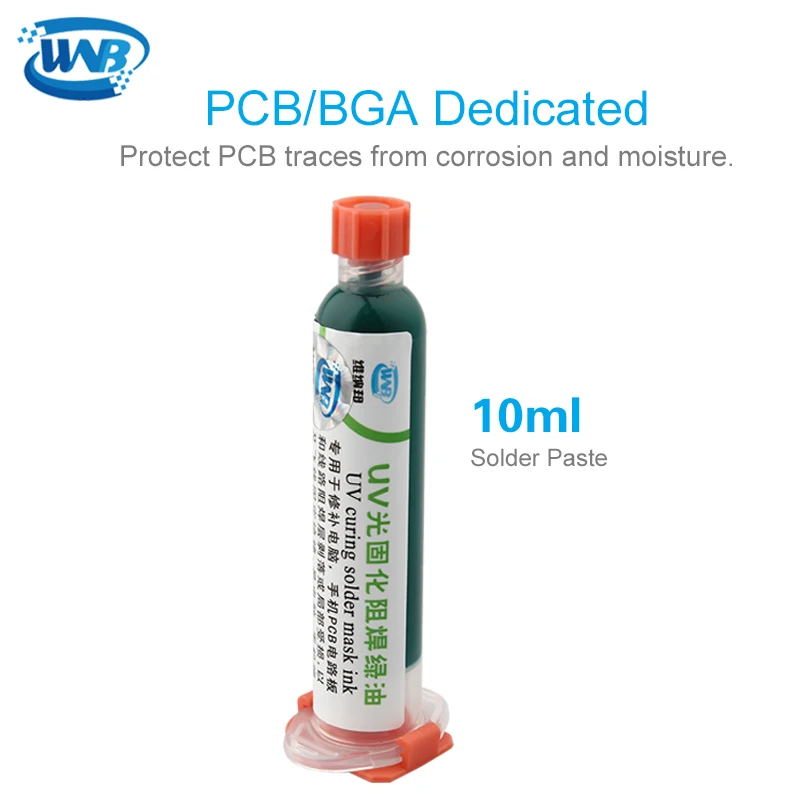 УФ маска для пайки WNB 5 шт./компл. 10 мл BGA PCB краска защиты от коррозии 10CC паста поток