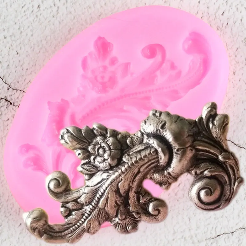 

Scroll Relief Fondant Mold Cake Border Silicone Molds Cake Decorating Tools Jelly Candy Chocolate Gumpaste Mould Cupcake Baking