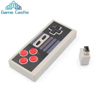 

5 pcs of Wireless Receiver Plug and Play Gaming Controller for NES Classic Edition Gamepad for NES Mini Button Controller