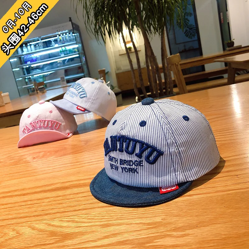 

0 to 10 month children's hats han edition letter English baby tues cap cap infant shade toddler hat baby hats newborn XA 267