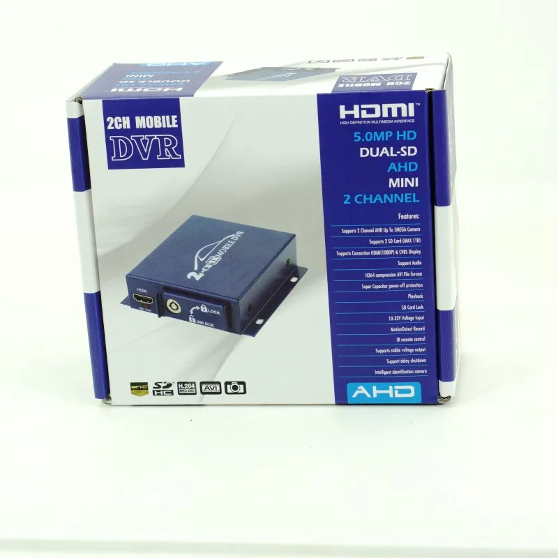 apoio cvbs ahd 5.0mp dual-sd cartão hd