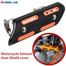 Новейшие мотоциклетные выхлопные тепловой щит Защитная крышка для KTM EXC SXF Honda CRF CB Yamaha YZF WR Kawasaki KXF KX Suzuki RM