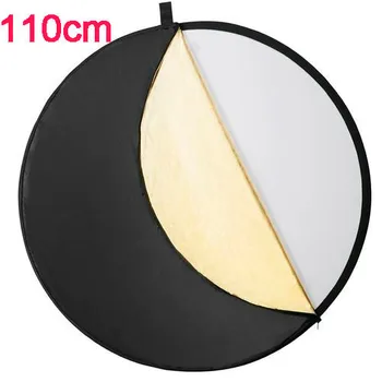 

Free Shipping 5 in 1 Studio Lighting diffuser Light Mulit Collapsible Disc Reflector 110cm 43" For DSLR Camera