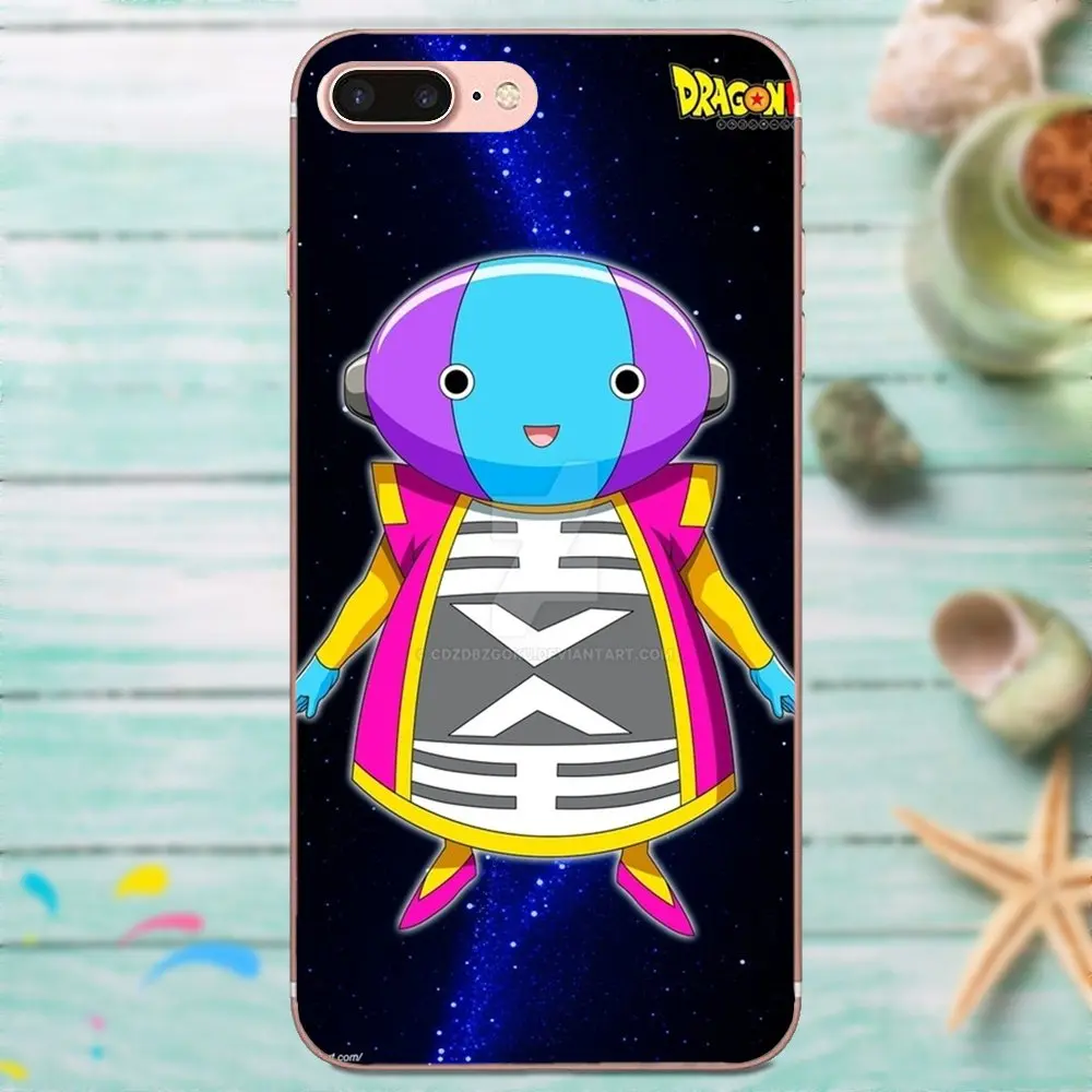 Японский аниме Dragon Ball Super Zeno Sama Мягкий защитный чехол из кожи для Apple iPhone 4 4S 5 5C 5S SE 6