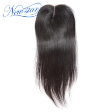 Guangzhou новая звезда перуанские прямые волосы кружева средняя часть 4 ''x 4'' закрытия натуральный цвет девственные человеческие волосы с волосами младенца