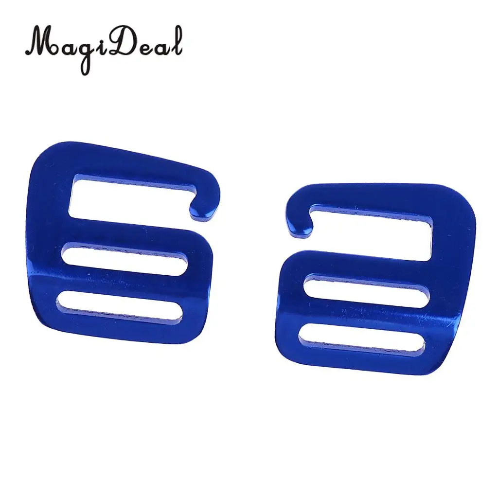MagiDeal 2 Pcs 1 inch G Hook Outdoor Webbing Buckle for Backpack Strap 25mm