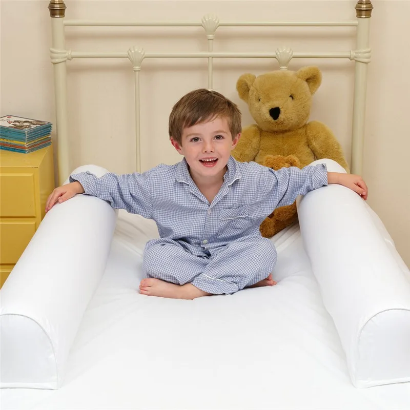 Portable bed rail bumper with cotton cover baby bed cushion portector