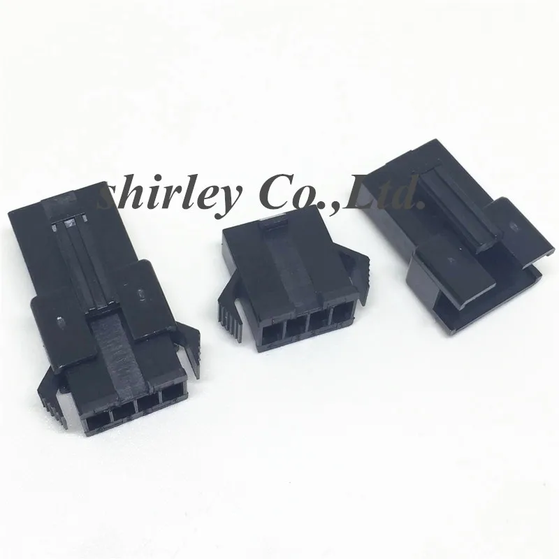 Free shiiping 500sets/lot  connectors  SM 4Pin Pitch 2.54MM Female and Male Housing + terminals SM-4P SM-4R JST 2.54MM SM2.54-4P