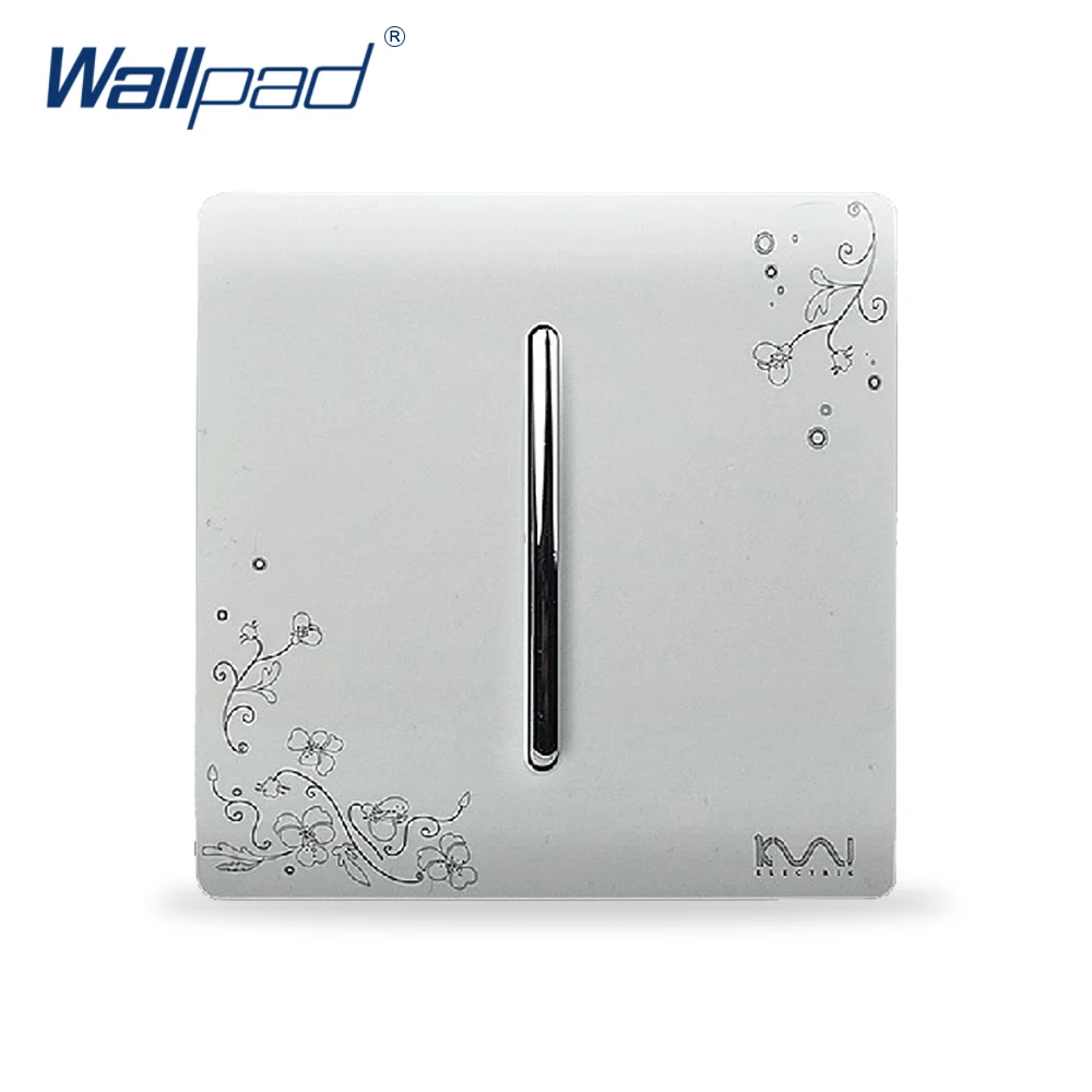 

1 Gang 2 Way Light Switch 2018 Hot Sale Wallpad Luxury Wall Switch Panel C30 Series 110~250V