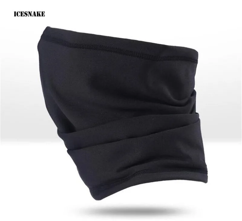 

ICESNAKE Multifunction Fleece Wool Thermal Neck Warmer Half Face Mask Pag Snowboard Scarf Hats Cap Knit Balaclava Headband