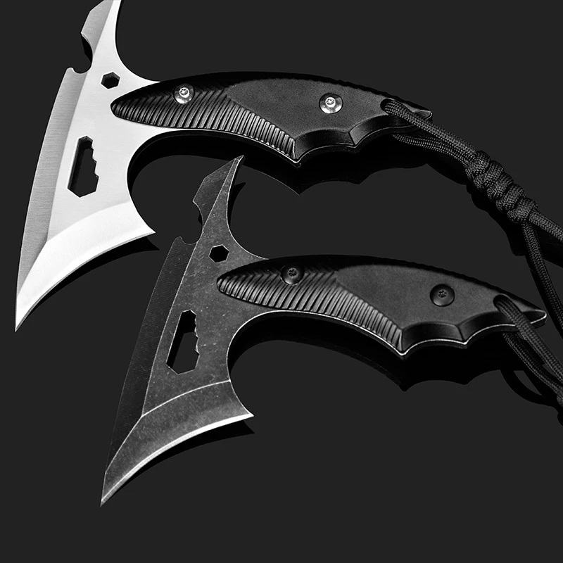 

CIMA 440 Stainless Steel Camping Hatchet Survival Axe Hiking Outdoor Multi Tool Kit Full Tang Hand Axe