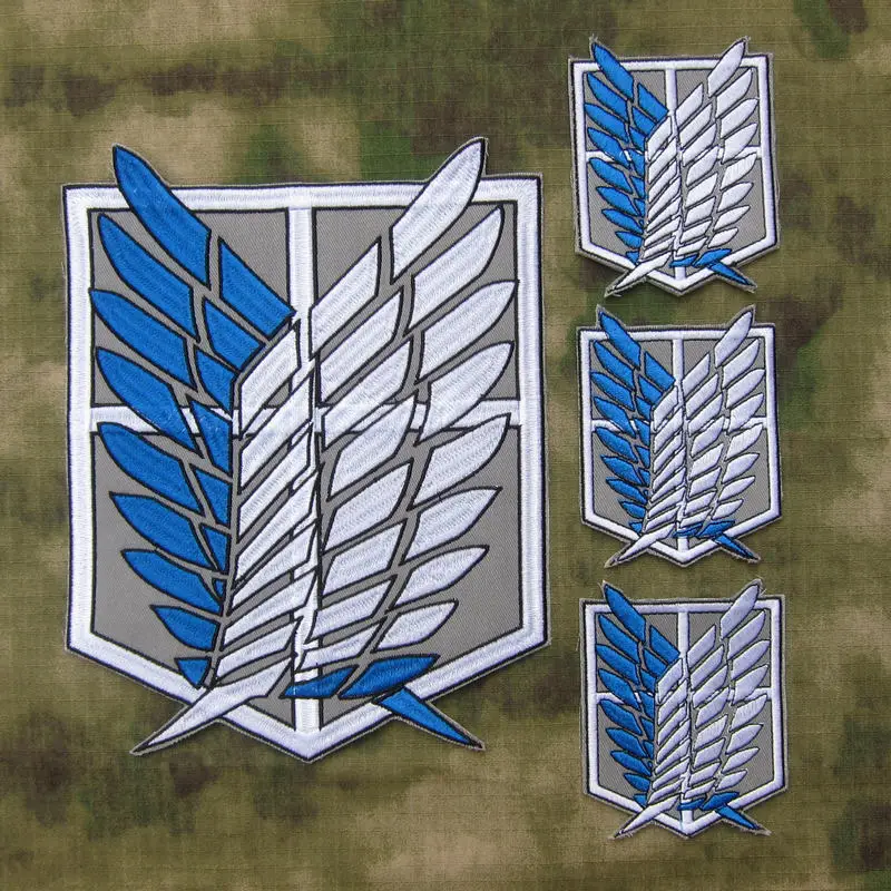 Attack On Titan Investigation Corps Back Of The Body Embroidery Patch Suit Large Patch Attack On Titan Embroidery Patchthe Patch Aliexpress