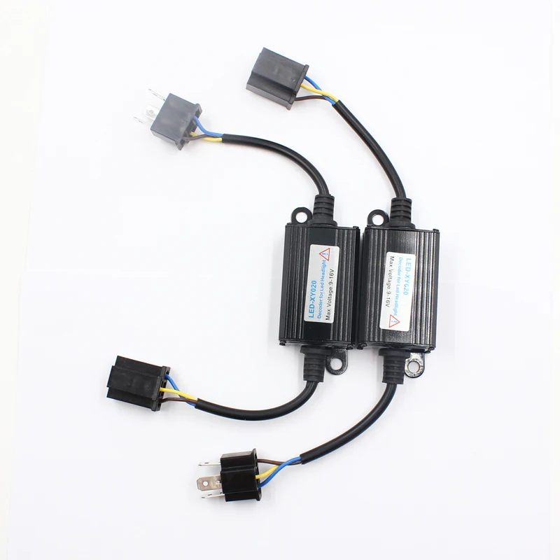 

35W LED headlight H4 bulb canceller Decoder, H4 LED headlight Canbus Resistor Decoder LED Warning Cancellers free shipping!