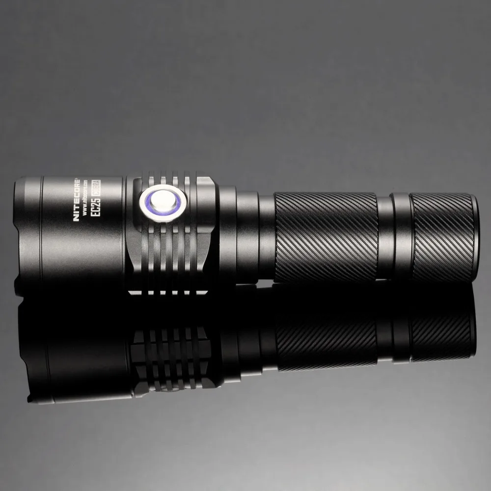 Светодиодный фонарик NITECORE EC25 960LMs CREE XM L U2 водонепроницаемый портативный фонарь с 8