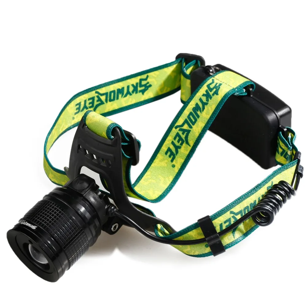 2000LM Red Laser LED Headlamp Waterproof Head Flashlight Headlight For Campingin Headlamps from