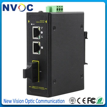 

10/100M 1FX+2TX(2xRJ45,1xSC) MM Dual Fiber,1310nm,2KM,Industrial PoE Media Converter,100M 2POE IEEE802.3AF/AT,Industrial Switch