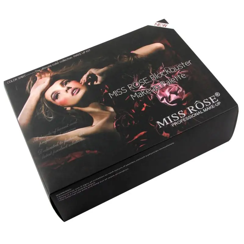 Conjunto de Cosméticos Caixa Forma Eyeshadow Case Completo Profissional Maquiagem Paleta Corretivo Blush 14 Jogos de maquiagem