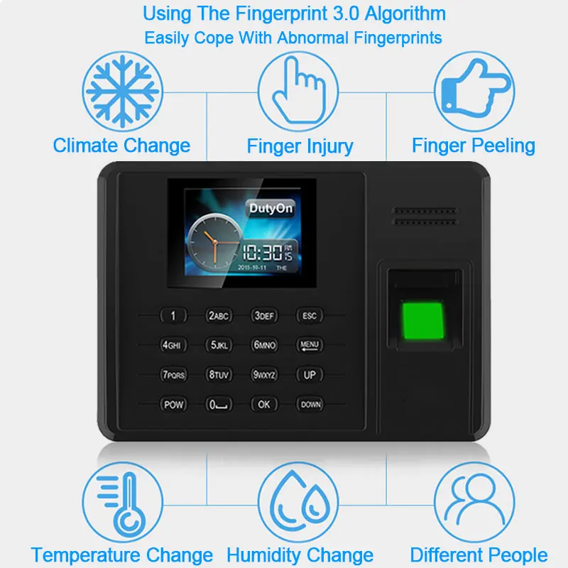 OULET биометрический отпечаток пальца TCPIP время посещаемость USB система время часы рекордер посещаемость отпечатков пальцев сотрудников